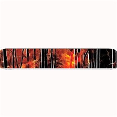 Forest Fire Fractal Background Small Bar Mats by Simbadda