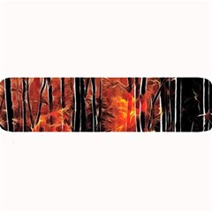 Forest Fire Fractal Background Large Bar Mats by Simbadda