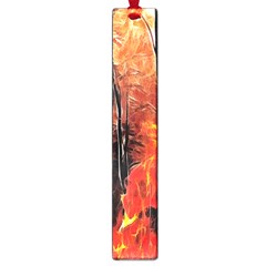 Forest Fire Fractal Background Large Book Marks by Simbadda