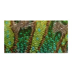 Colorful Chameleon Skin Texture Satin Wrap by Simbadda