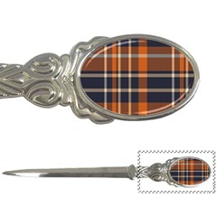 Tartan Background Fabric Design Pattern Letter Openers by Simbadda