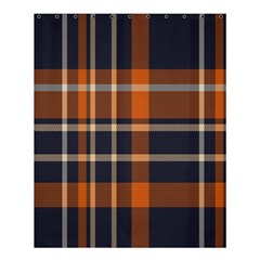 Tartan Background Fabric Design Pattern Shower Curtain 60  X 72  (medium)  by Simbadda