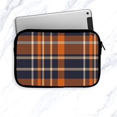 Tartan Background Fabric Design Pattern Apple Ipad Mini Zipper Cases by Simbadda