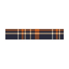 Tartan Background Fabric Design Pattern Flano Scarf (mini) by Simbadda