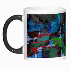 Dark Watercolor On Partial Image Of San Francisco City Mural Usa Morph Mugs by Simbadda