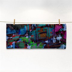 Dark Watercolor On Partial Image Of San Francisco City Mural Usa Cosmetic Storage Cases by Simbadda