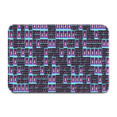 Techno Fractal Wallpaper Plate Mats by Simbadda