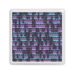 Techno Fractal Wallpaper Memory Card Reader (square)  by Simbadda