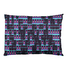 Techno Fractal Wallpaper Pillow Case (two Sides) by Simbadda