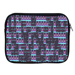 Techno Fractal Wallpaper Apple Ipad 2/3/4 Zipper Cases by Simbadda