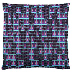 Techno Fractal Wallpaper Standard Flano Cushion Case (one Side) by Simbadda