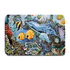 Colorful Aquatic Life Wall Mural Plate Mats by Simbadda