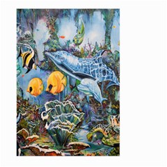 Colorful Aquatic Life Wall Mural Large Garden Flag (two Sides) by Simbadda