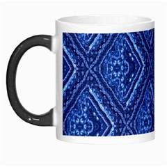 Blue Fractal Background Morph Mugs by Simbadda