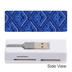 Blue Fractal Background Memory Card Reader (stick)  by Simbadda