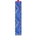 Blue Fractal Background Large Book Marks Front