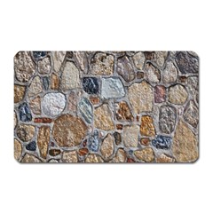 Multi Color Stones Wall Texture Magnet (rectangular) by Simbadda