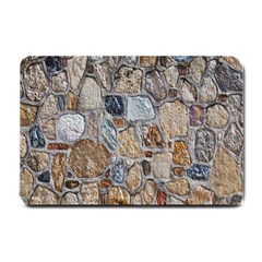 Multi Color Stones Wall Texture Small Doormat  by Simbadda