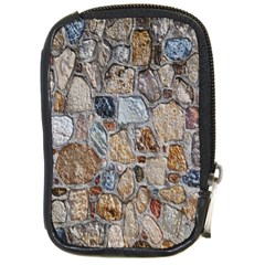 Multi Color Stones Wall Texture Compact Camera Cases by Simbadda