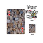 Multi Color Stones Wall Texture Playing Cards 54 (Mini)  Front - Diamond5