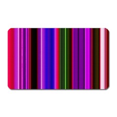 Fun Striped Background Design Pattern Magnet (rectangular) by Simbadda