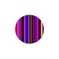 Fun Striped Background Design Pattern Golf Ball Marker by Simbadda