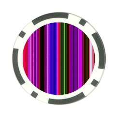 Fun Striped Background Design Pattern Poker Chip Card Guard (10 Pack) by Simbadda