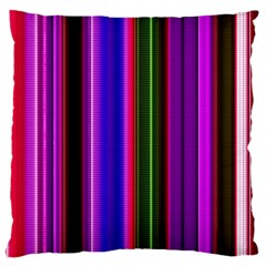 Fun Striped Background Design Pattern Standard Flano Cushion Case (one Side) by Simbadda