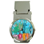 Mural Displaying Array Of Garden Vegetables Money Clip Watches Front