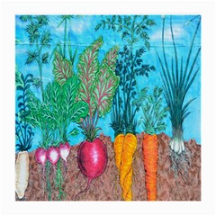 Mural Displaying Array Of Garden Vegetables Medium Glasses Cloth by Simbadda