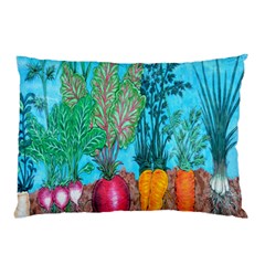 Mural Displaying Array Of Garden Vegetables Pillow Case by Simbadda