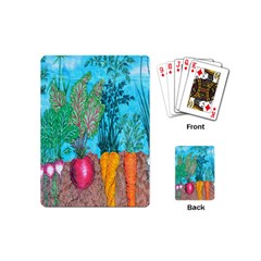 Mural Displaying Array Of Garden Vegetables Playing Cards (mini)  by Simbadda