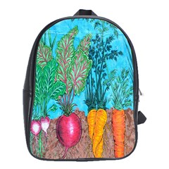 Mural Displaying Array Of Garden Vegetables School Bags (xl)  by Simbadda