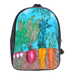 Mural Displaying Array Of Garden Vegetables School Bags(large)  by Simbadda