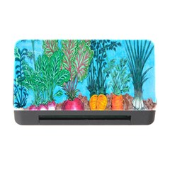 Mural Displaying Array Of Garden Vegetables Memory Card Reader With Cf by Simbadda