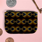 Fractal Multicolored Background Mini Coin Purses Front