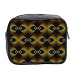 Fractal Multicolored Background Mini Toiletries Bag 2-Side Back