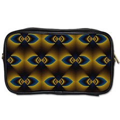 Fractal Multicolored Background Toiletries Bags 2-side by Simbadda