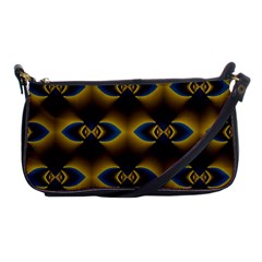 Fractal Multicolored Background Shoulder Clutch Bags by Simbadda