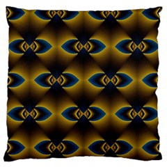 Fractal Multicolored Background Large Cushion Case (two Sides) by Simbadda