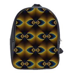 Fractal Multicolored Background School Bags (xl)  by Simbadda