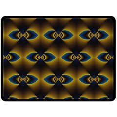 Fractal Multicolored Background Double Sided Fleece Blanket (large)  by Simbadda