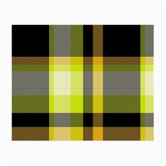 Tartan Pattern Background Fabric Design Small Glasses Cloth by Simbadda