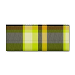 Tartan Pattern Background Fabric Design Cosmetic Storage Cases by Simbadda