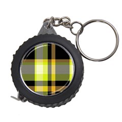 Tartan Pattern Background Fabric Design Measuring Tapes by Simbadda