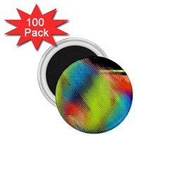 Punctulated Colorful Ground Noise Nervous Sorcery Sight Screen Pattern 1 75  Magnets (100 Pack)  by Simbadda