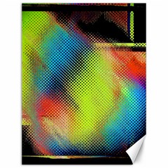 Punctulated Colorful Ground Noise Nervous Sorcery Sight Screen Pattern Canvas 12  X 16   by Simbadda