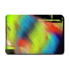 Punctulated Colorful Ground Noise Nervous Sorcery Sight Screen Pattern Small Doormat  by Simbadda