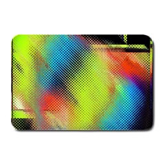 Punctulated Colorful Ground Noise Nervous Sorcery Sight Screen Pattern Plate Mats by Simbadda