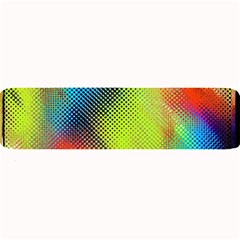 Punctulated Colorful Ground Noise Nervous Sorcery Sight Screen Pattern Large Bar Mats by Simbadda